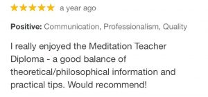 meditation teacher diploma course