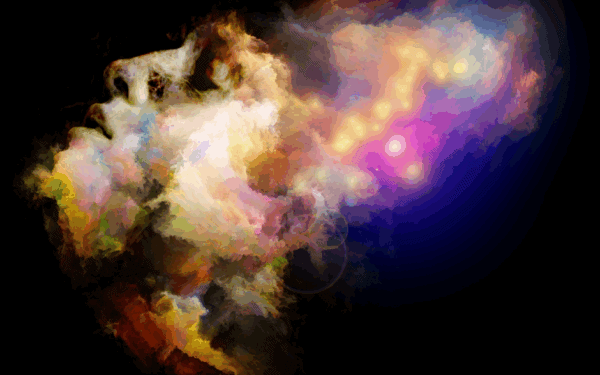 Cosmic energy cloud representing intuition, inner wisdom, and spiritual awareness